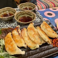🥟 gyoza  #Veganuary at OKO Okonomiyaki in Osaka