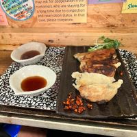 Vegan Gyoza at OKO Okonomiyaki in Osaka
