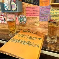 Separate menu for vegans at OKO Okonomiyaki in Osaka