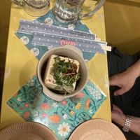 Note the size of the table, which ostensibly seats four   at OKO Okonomiyaki in Osaka