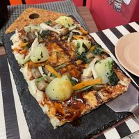 Okonomiyaki  at OKO Okonomiyaki in Osaka