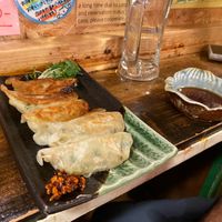 Vegan Gyoza at OKO Okonomiyaki in Osaka