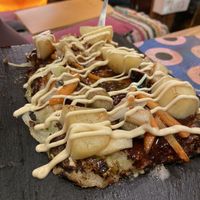   at OKO Okonomiyaki in Osaka