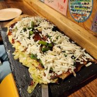 Okonomiyaki - best at OKO Okonomiyaki in Osaka