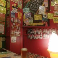 Eating area at OKO Okonomiyaki in Osaka