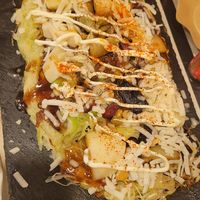 Vegan kewpie mayo at OKO Okonomiyaki in Osaka