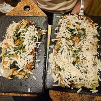 Left is size S, right size M at OKO Okonomiyaki in Osaka