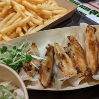 Vegan gyoza at OKO Okonomiyaki in Osaka