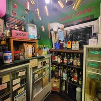 Drink station in 1st floor at OKO Okonomiyaki in Osaka