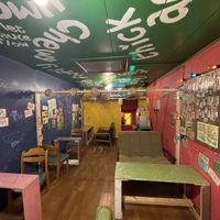 One of 7 floors  at OKO Okonomiyaki in Osaka