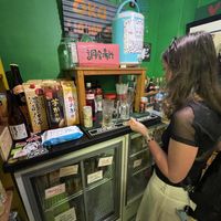 Drinks bar (serve yourself)  at OKO Okonomiyaki in Osaka