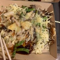 Veggie okanamayaki!   at OKO Okonomiyaki in Osaka