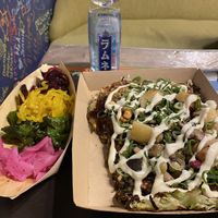 M Size and mixed pickles.  at OKO Okonomiyaki in Osaka