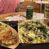   at OKO Okonomiyaki in Osaka