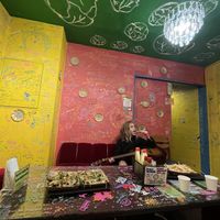 Funky rooms   at OKO Okonomiyaki in Osaka