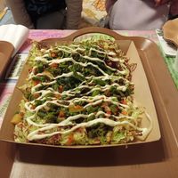 Vegan Okonomiyaki. at OKO Okonomiyaki in Osaka