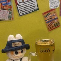 Self service beer   at OKO Okonomiyaki in Osaka