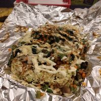 Okonomiyaki at OKO Okonomiyaki in Osaka