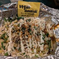 Med portion is big, so good!! at OKO Okonomiyaki in Osaka