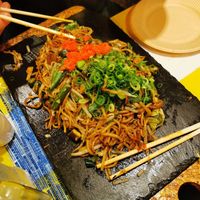 Vegan Yakisoba at OKO Okonomiyaki in Osaka