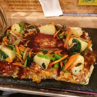 Vegan food  at OKO Okonomiyaki in Osaka