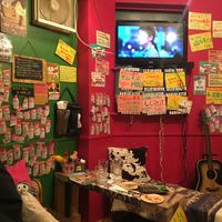 Cool interior at OKO Okonomiyaki in Osaka