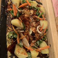 Okonomiyaki  at OKO Okonomiyaki in Osaka