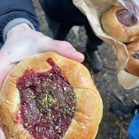 Raspberry pistachio   at Solros in Bergen