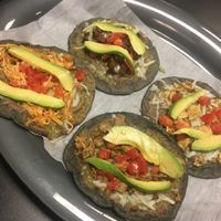 Assorted gorditas at La Taquiza Loca in Passaic