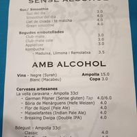 Menú octubre 2020 at CactusCat Bar in Barcelona