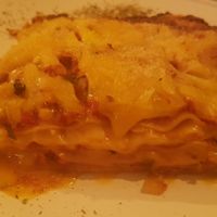 Lasaña, riquisima! at CactusCat Bar in Barcelona