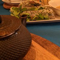 Soy chai teapot at CactusCat Bar in Barcelona