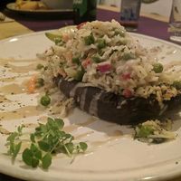 Berenjena rellena at CactusCat Bar in Barcelona