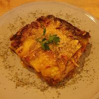 Lasaña at CactusCat Bar in Barcelona