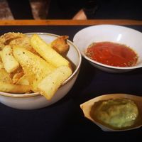 Patates braves at CactusCat Bar in Barcelona