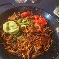 Fideuà at CactusCat Bar in Barcelona