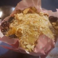 Muffin carrot cake at CactusCat Bar in Barcelona