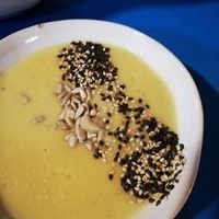 Crema de verdures del dia at CactusCat Bar in Barcelona