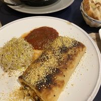 The vegan sausage roll! at CactusCat Bar in Barcelona