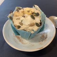 Muffin de plátano  at CactusCat Bar in Barcelona