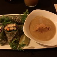 Vietnamese rolls at CactusCat Bar in Barcelona