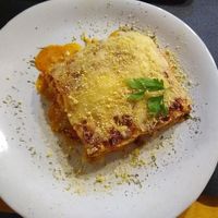 Lasanya at CactusCat Bar in Barcelona