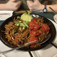 Fideuá with avocado aioli  at CactusCat Bar in Barcelona