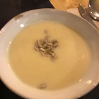Courgette soup at CactusCat Bar in Barcelona