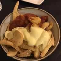 Patatas bravas  at CactusCat Bar in Barcelona