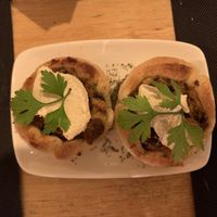 Mini quiche  at CactusCat Bar in Barcelona