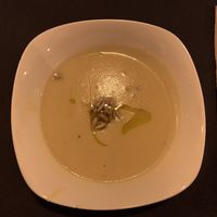 Sopa calabacín y sésamo  at CactusCat Bar in Barcelona