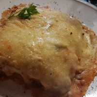 Flagship lasagna at CactusCat Bar in Barcelona