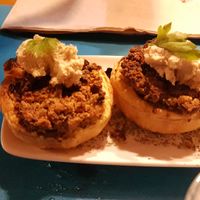 Mini quiches (maybe too mini) at CactusCat Bar in Barcelona