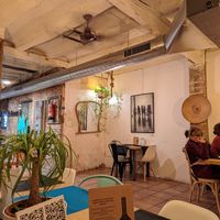 Cute decor. at CactusCat Bar in Barcelona